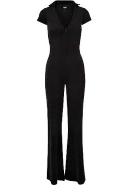 Urban Classics Damen TB6098-Ladies Velvet Jumpsuit T-Shirt, Black, L von Urban Classics