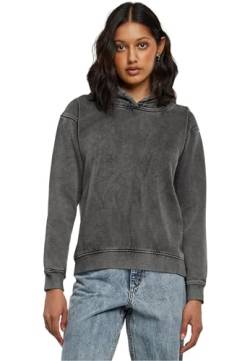 Urban Classics Damen Kapuzenpullover Ladies Stone Washed Hoody Black L von Urban Classics