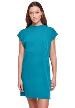 Urban Classics Damen Kleid Ladies Turtle Extended Shoulder Dress watergreen XL von Urban Classics