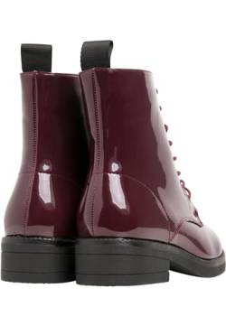 Urban Classics Damen Lace Boot Stiefelette, Burgundy, 40 EU von Urban Classics