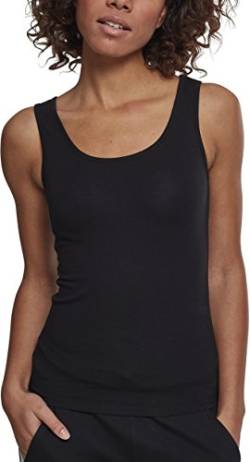 Urban Classics Damen TB1907-Ladies 2-Pack Basic Stretch Top, Black, L von Urban Classics