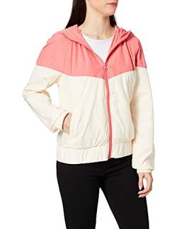 Urban Classics Damen TB3638-Ladies Arrow Windbreaker Jacke, palepink/whitesand, S von Urban Classics