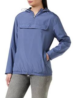 Urban Classics Damen Ladies Basic Pull Over Jacket Jacke, vintageblue, M von Urban Classics