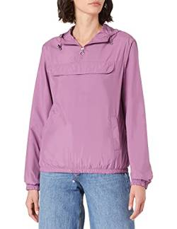 Urban Classics Damen Ladies Basic Pull Over Jacket Windjacke, duskviolet, XL von Urban Classics