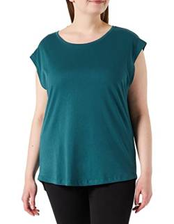 Urban Classics Damen TB3406-Ladies Basic Shaped Tee T-Shirt, Teal, 5XL von Urban Classics