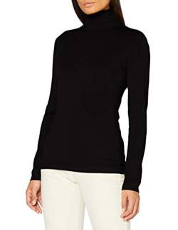 Urban Classics Damen TB3781-Ladies Basic Turtleneck Sweater Sweatshirts, Black, XL von Urban Classics