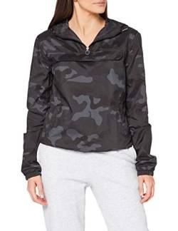 Urban Classics Damen Ladies Camo Pullover Jacke, Mehrfarbig (Darkcamo 00707), Small (Herstellergröße: S) von Urban Classics