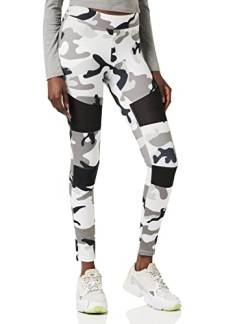 Urban Classics Damen Ladies Camo Tech Mesh Leggings, snowcamo, L von Urban Classics