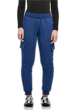 Urban Classics Damen Ladies Cargo Sweat Pants, spaceblue, 4XL von Urban Classics