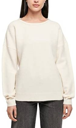 Urban Classics Damen Ladies Chunky Fluffy Sweater Sweatshirt, whitesand, XL von Urban Classics