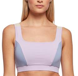 Urban Classics Damen Ladies Color Block Bra BH, lilac/violablue/softseagrass, 5XL von Urban Classics