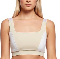 Urban Classics Damen Ladies Color Block Bra BH, softseagrass/white/lilac, XXL von Urban Classics