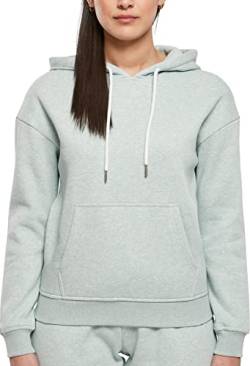 Urban Classics Damen Ladies Color Melange Hoody Sweatshirt, salvia melange, M von Urban Classics