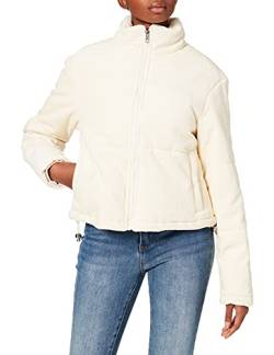 Urban Classics Damen TB3769-Ladies Corduroy Puffer Jacket Jacke, whitesand, L von Urban Classics