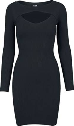 Urban Classics Damen Ladies Cut Out Dress Kleid, Black, XL von Urban Classics