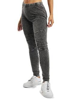 Urban Classics Damen Ladies Denim Jersey Leggings, Darkgrey, 46 (Herstellergröße: 3XL) von Urban Classics