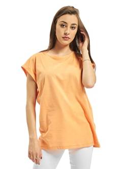 Urban Classics Damen Ladies Extended Shoulder Tee T-Shirt, Papaya, XS von Urban Classics