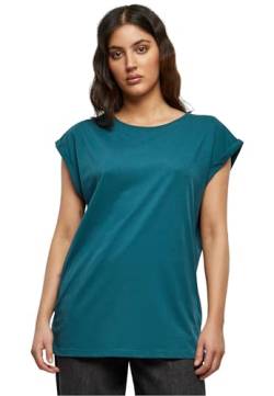 Urban Classics Damen Ladies Extended Shoulder Tee T Shirt, Teal, XXL EU von Urban Classics