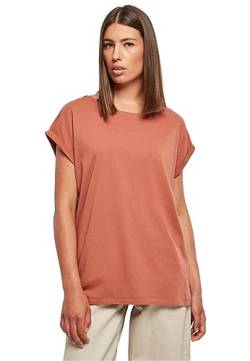 Urban Classics Damen Ladies Extended Shoulder Tee T-Shirt, Terracotta, L von Urban Classics