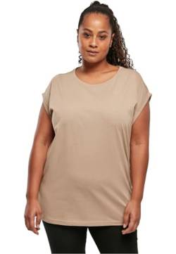 Urban Classics Damen Ladies Extended Shoulder Tee T-Shirt, softtaupe, 5XL von Urban Classics