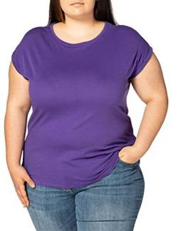 Urban Classics Damen Ladies Extended Shoulder Tee T-Shirt, ultraviolet, L von Urban Classics