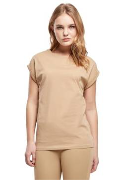Urban Classics Damen Ladies Extended Shoulder Tee T-Shirt, unionbeige, S von Urban Classics