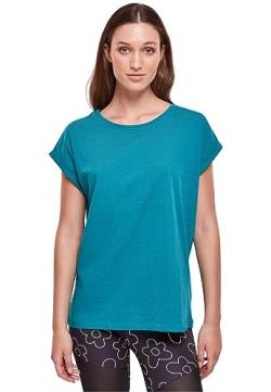 Urban Classics Damen Ladies Extended Shoulder Tee T-Shirt, watergreen, L von Urban Classics