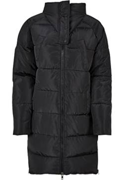 Urban Classics Damen Ladies High Neck Puffer Coat Jacke, Black, 4XL von Urban Classics