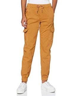 Urban Classics Damen Ladies High Waist Cargo Jogging Pants Hose, Toffee, 4XL von Urban Classics