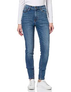 Urban Classics Damen Ladies High Waist Skinny Hose Jeans, Tinted Midblue Washed, 26/30 von Urban Classics