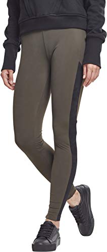 Urban Classics Damen TB2363-Ladies Jacquard Camo Striped Leggings, Mehrfarbig (Darkolive/Blackcamo 01471), W26 (Herstellergröße: XS) von Urban Classics