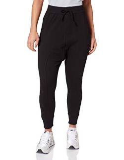 Urban Classics Damen Ladies Light Fleece Sarouel Pant Sporthose, Schwarz (Black 7), 38 (Herstellergröße: M) von Urban Classics