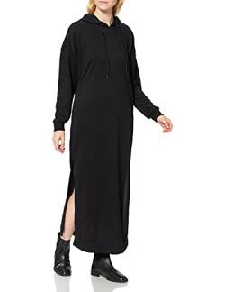 Urban Classics Damen TB4557-Ladies Modal Terry Long Hoody Dress Kleid, Black, 5XL von Urban Classics