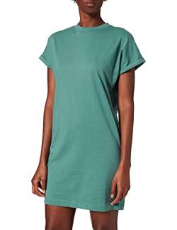 Urban Classics Damen Ladies Organic Cotton Cut On Sleeve Tee Dress Kleid, paleleaf, 4XL von Urban Classics