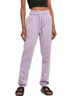 Urban Classics Damen Ladies Organic High Waist Sweat Pants Trainingshose, Lila, M EU von Urban Classics