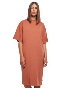 Urban Classics Damen TB4792-Ladies Organic Long Oversized Tee Dress Kleid, Terracotta, S von Urban Classics