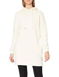 Urban Classics Damen Ladies Organic Oversized Terry Hoody Dress Kleid, whitesand, L von Urban Classics