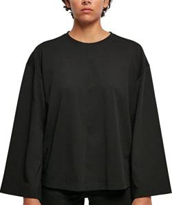 Urban Classics Damen Ladies Organic Oversized Wide Longsleeve T Shirt, Schwarz, S EU von Urban Classics
