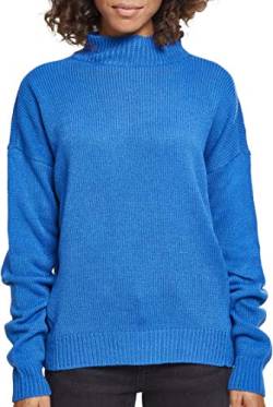 Urban Classics Damen TB2358-Ladies Oversize Turtleneck Sweater Sweatshirt, Blau (Brightblue 01434), Medium von Urban Classics