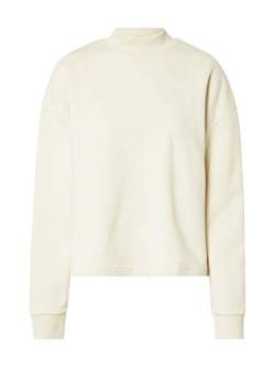 Urban Classics Damen Ladies Oversized High Neck Crew Pullover, Beige (Sand 00208), Large (Herstellergröße: L) von Urban Classics