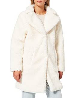 Urban Classics Damen Ladies Oversized Sherpa Coat Jacke, whitesand, 3XL von Urban Classics