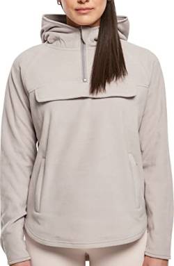 Urban Classics Damen Ladies Polar Fleece Pull Over Hoody Sweatshirt, warmgrey, 4XL von Urban Classics