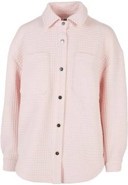 Urban Classics Damen TB5470-Ladies Quilted Sweat Overshirt Strickjacke, pink, XL von Urban Classics
