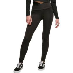 Urban Classics Damen TB5456-Ladies Recycled V Waist Leggings, Black, L von Urban Classics