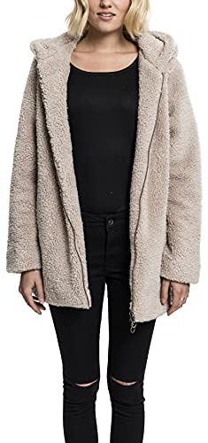 Urban Classics Damen TB1755-Ladies Sherpa Jacket Kapuzenpullover, Sand, S von Urban Classics