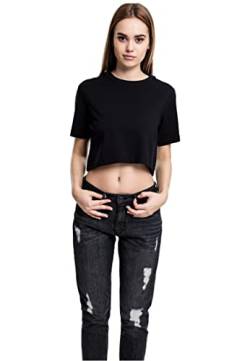 Urban Classics Damen Ladies Short Oversized Tee T Shirt, Schwarz, M EU von Urban Classics