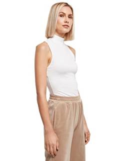 Urban Classics Damen TB4510-Ladies Sleeveless Turtleneck Shapewear Ganzkörper-Body, White, 5XL von Urban Classics