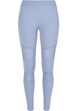 Urban Classics Damen Ladies Tech Mesh Leggings, violablue, L von Urban Classics