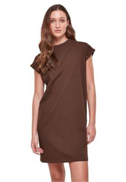 Urban Classics Damen Ladies Turtle Extended Shoulder Dress Kleid, Brown, s von Urban Classics