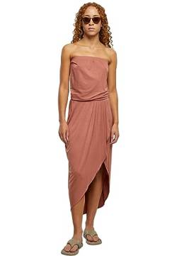 Urban Classics Damen TB1508-Ladies Viscose Bandeau Dress T-Shirt, Terracotta, 3XL von Urban Classics